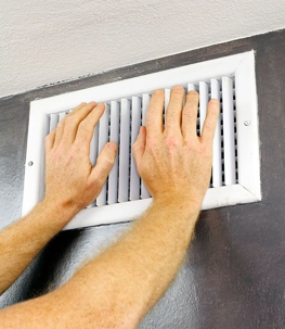 Hands on Vents Indoors